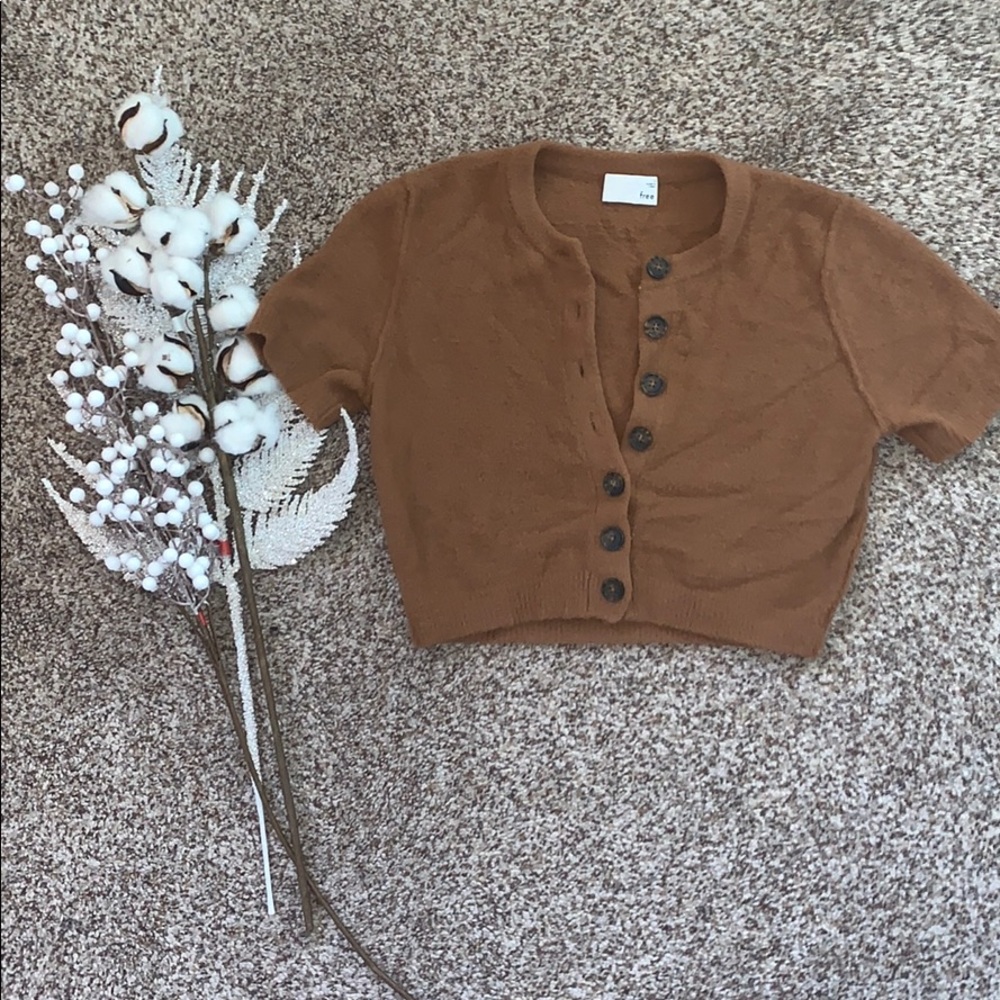 Wilfred Cropped Cozy Shirt Cardi